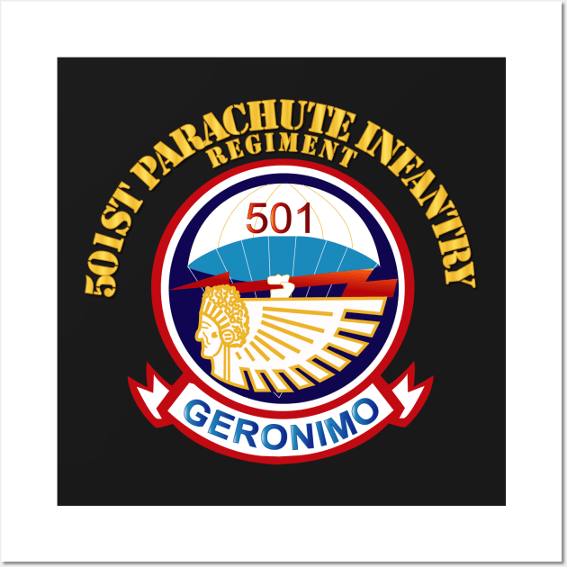 501 Parachute Infantry Regiment - PP Wall Art by twix123844